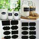 Home Kitchen Jars Blackboard Stickers