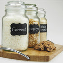 Home Kitchen Jars Blackboard Stickers