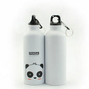 Cute Bicycle Cartoon Pattern Aluminum Water Bottle