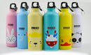 Cute Bicycle Cartoon Pattern Aluminum Water Bottle
