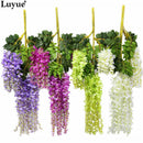 Artificial Silk Wisteria Flower Hanging Vine Plants