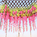 Artificial Silk Wisteria Flower Hanging Vine Plants