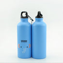 Cute Bicycle Cartoon Pattern Aluminum Water Bottle