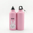 Cute Bicycle Cartoon Pattern Aluminum Water Bottle