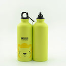 Cute Bicycle Cartoon Pattern Aluminum Water Bottle