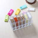 Transparent Spice Jar Box