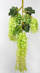 Artificial Silk Wisteria Flower Hanging Vine Plants