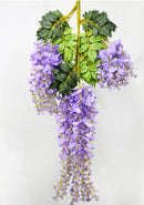 Artificial Silk Wisteria Flower Hanging Vine Plants